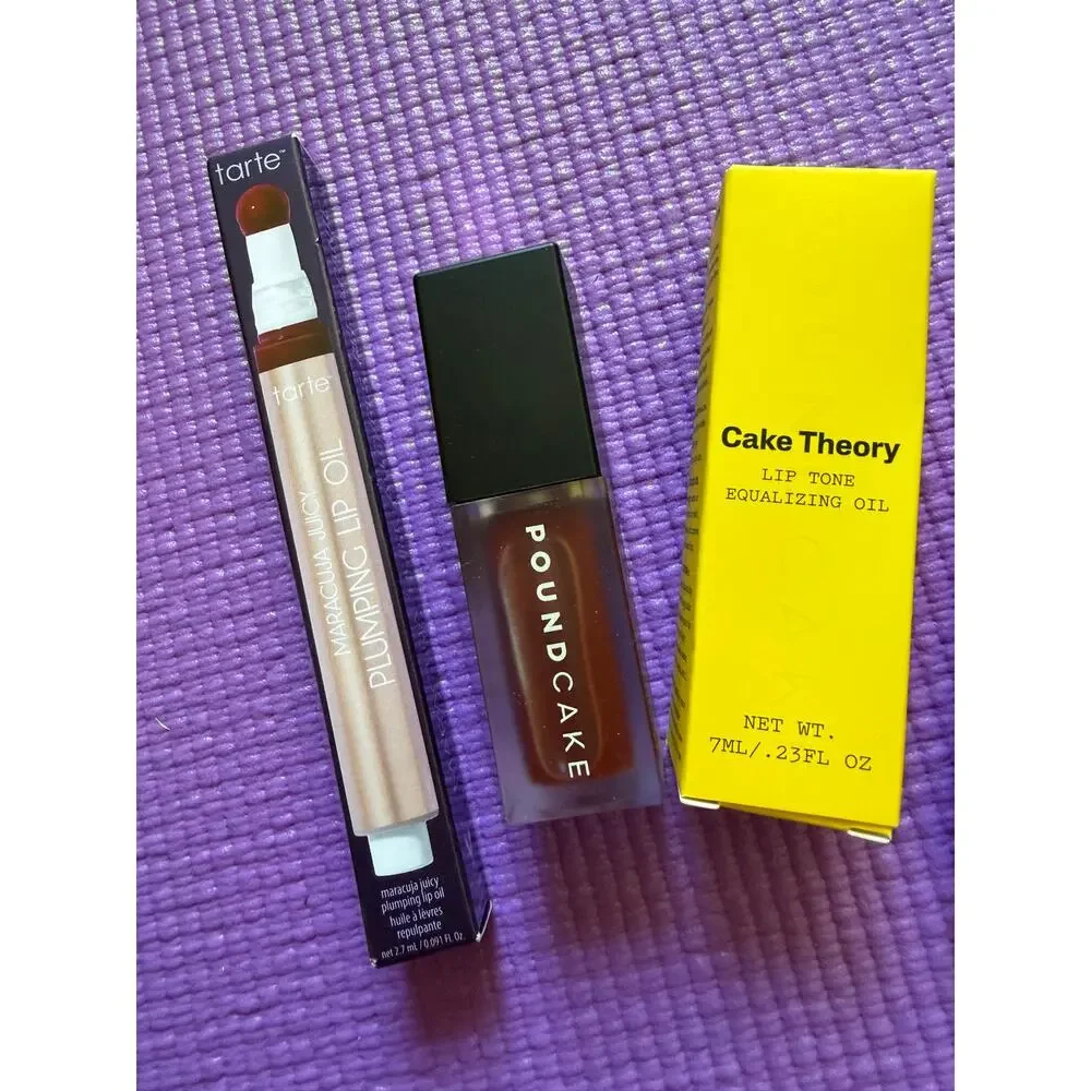 Makeup Lot Tarte Maracuja, Cake Theory, Hempz, Loreal Lip Oil Balm NEW Bundle